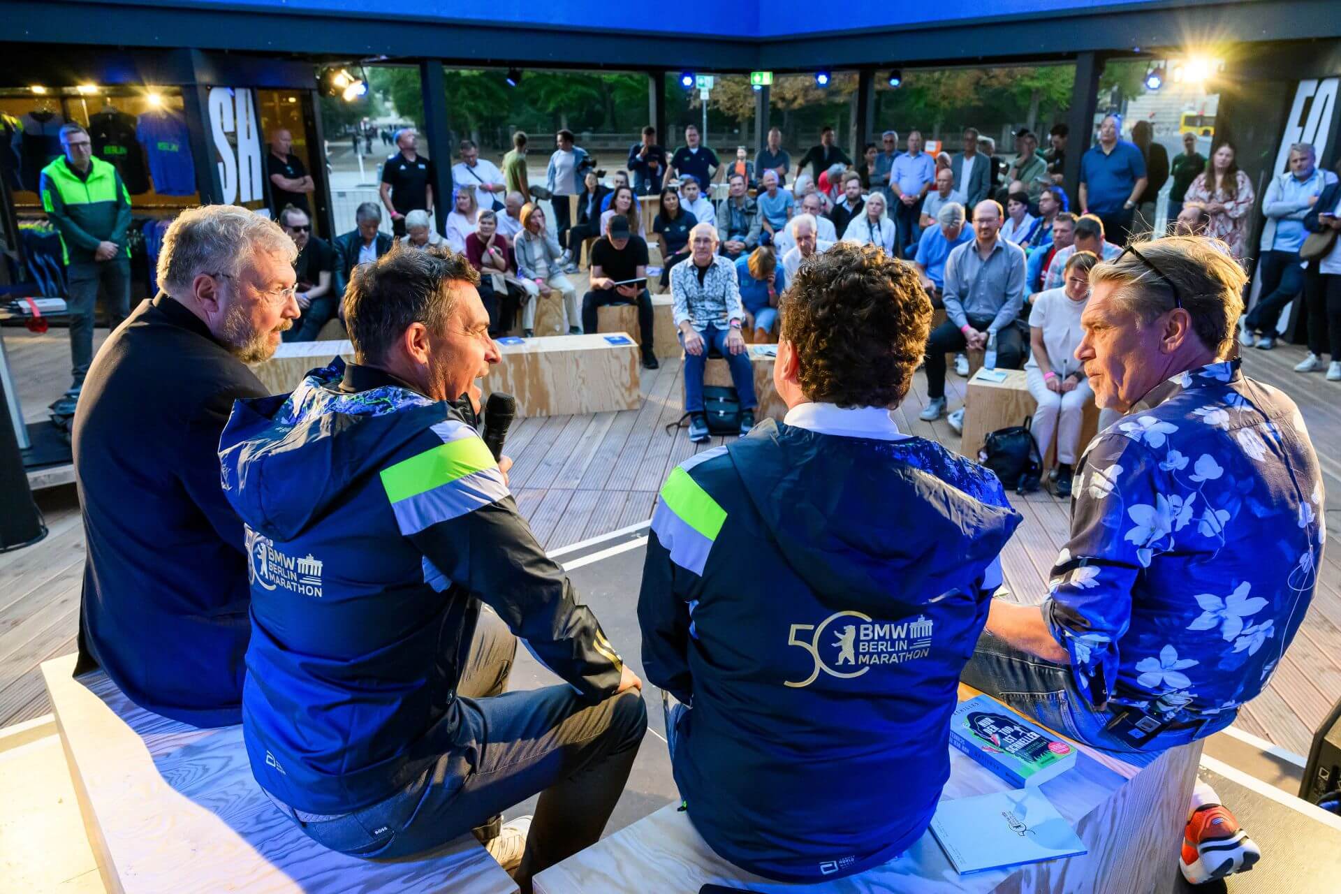 Panel-Talk zum 50. BMW Berlin Marathin mit der Geschäftsführung von Organisator SCC EVENTS