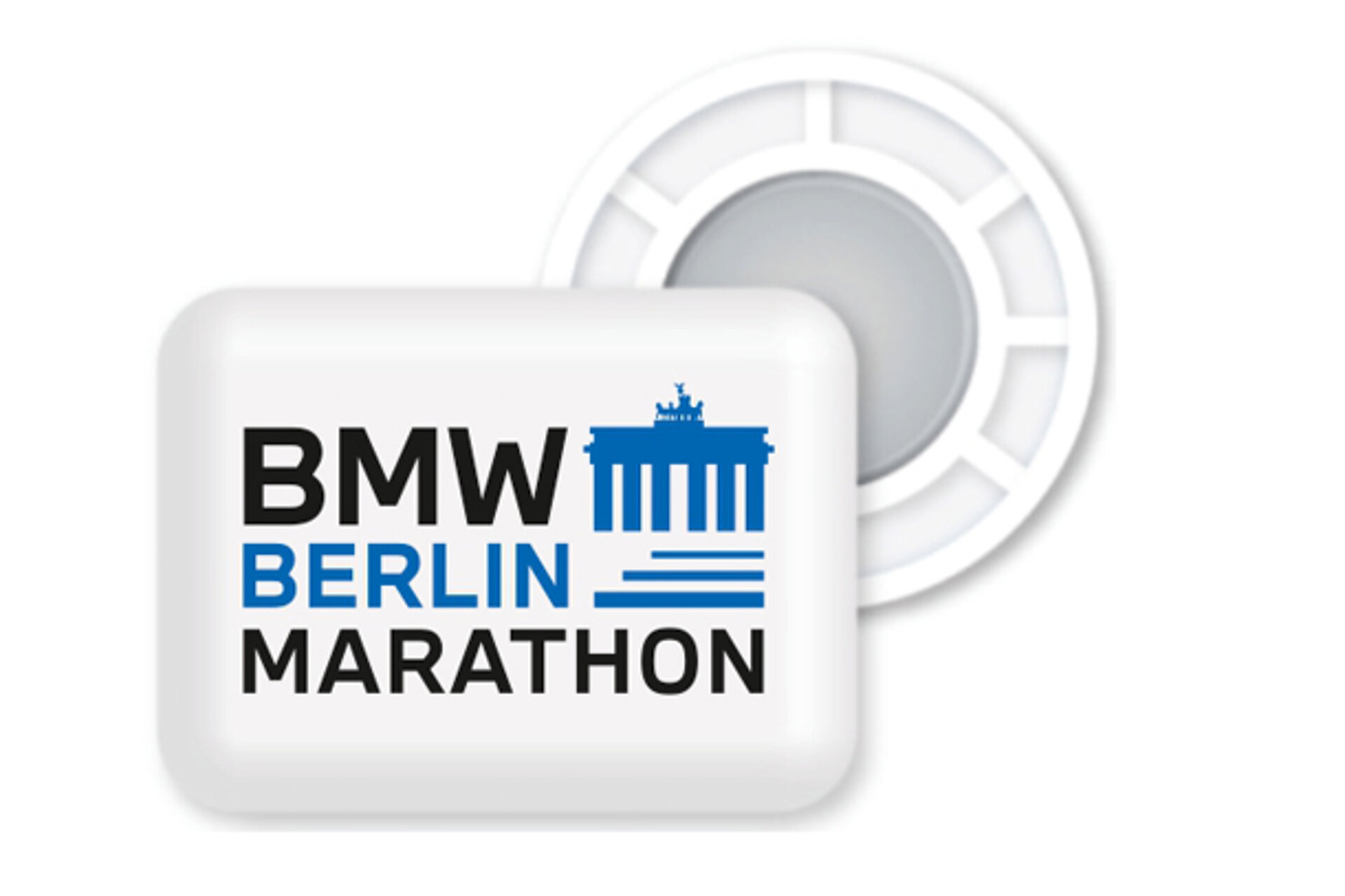 BMW BERLIN-MARATHON: Magnete bzw. Bibbits zur Befestigung der Startnummern © SCC EVENTS