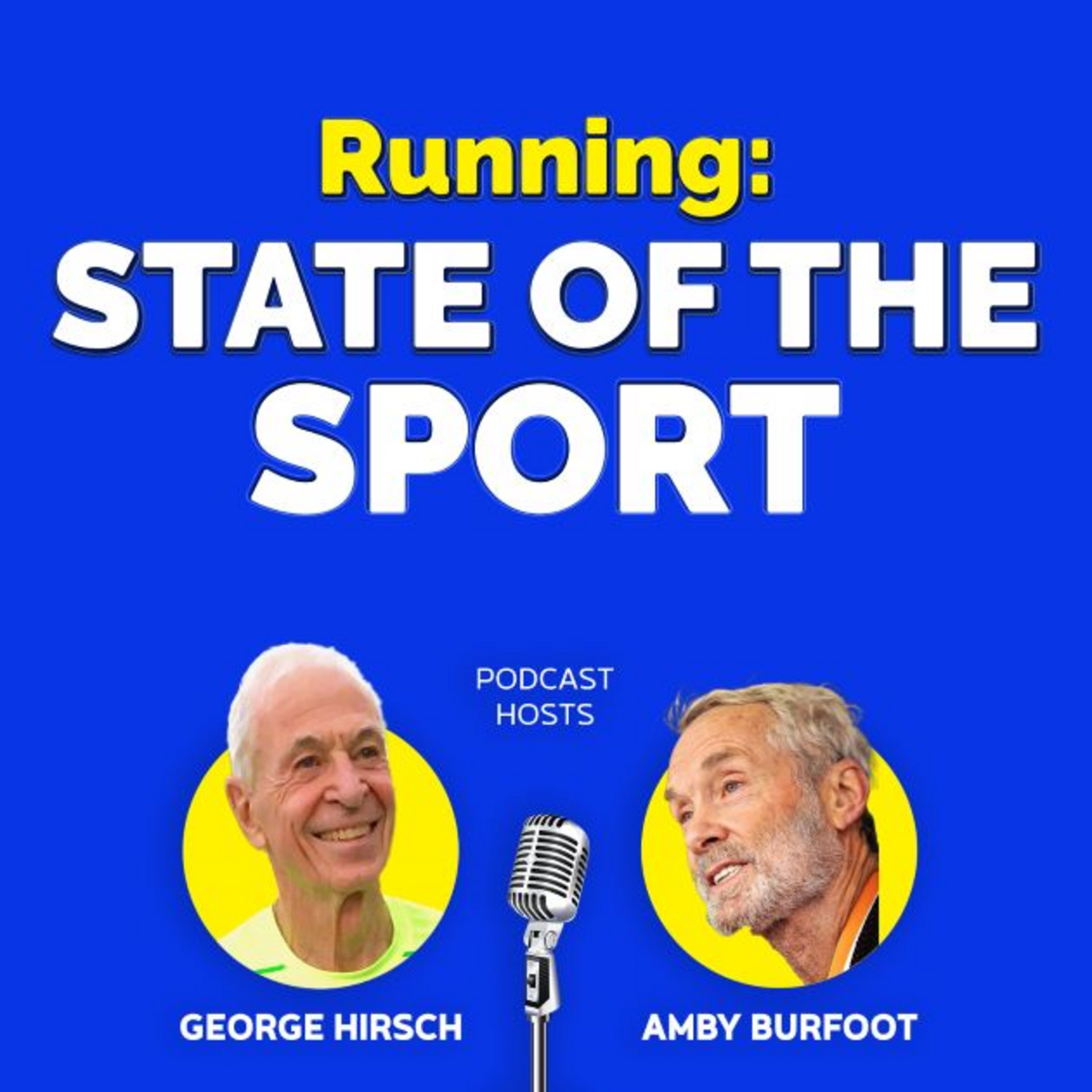 Bild von George Hirsch und Amby Burfoot © Running: State of the Sport | SCC EVENTS