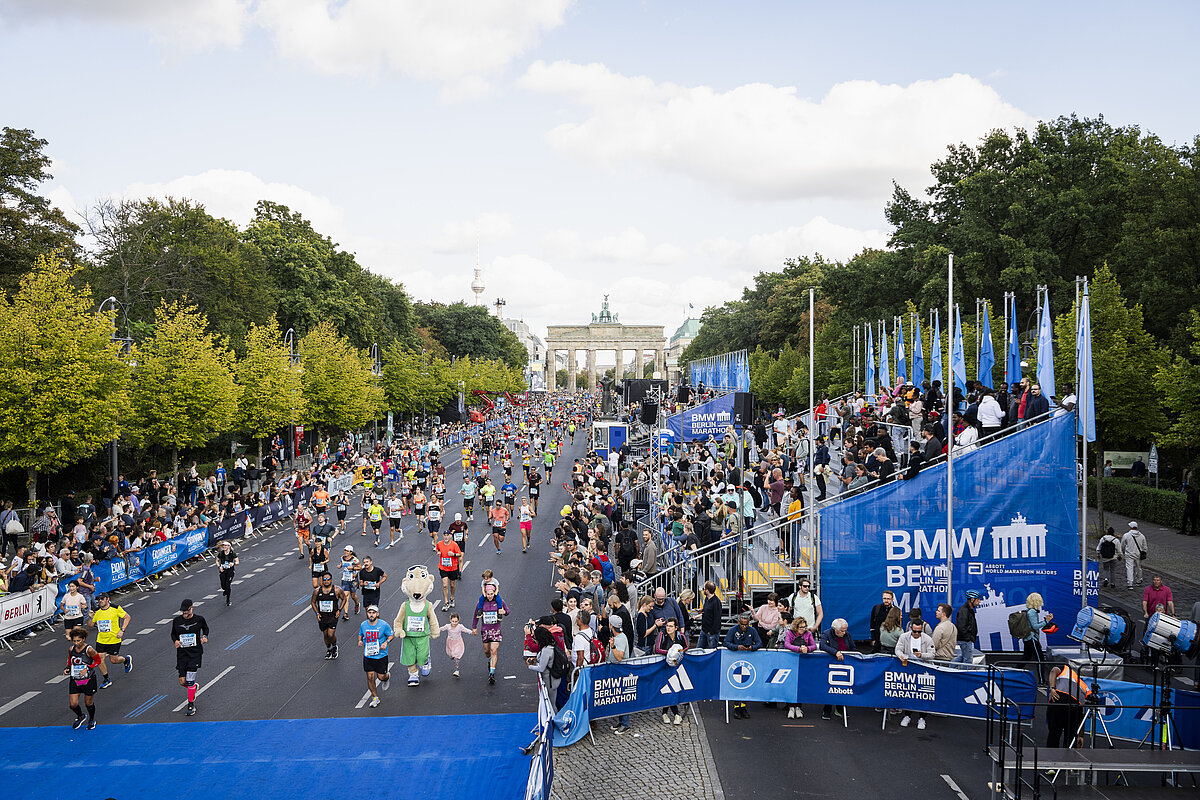 BMW BERLIN-MARATHON: Finish © SCC EVENTS / Sebastian Wells