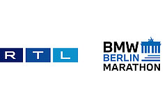 Logos RTL and BMW BERLIN-MARATHON © SCC EVENTS / RTL